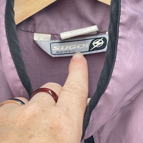 Sugoi Womens Bike Jacket Windbreaker Cycling Full Zip Purple Size Small - Picture 6 of 11